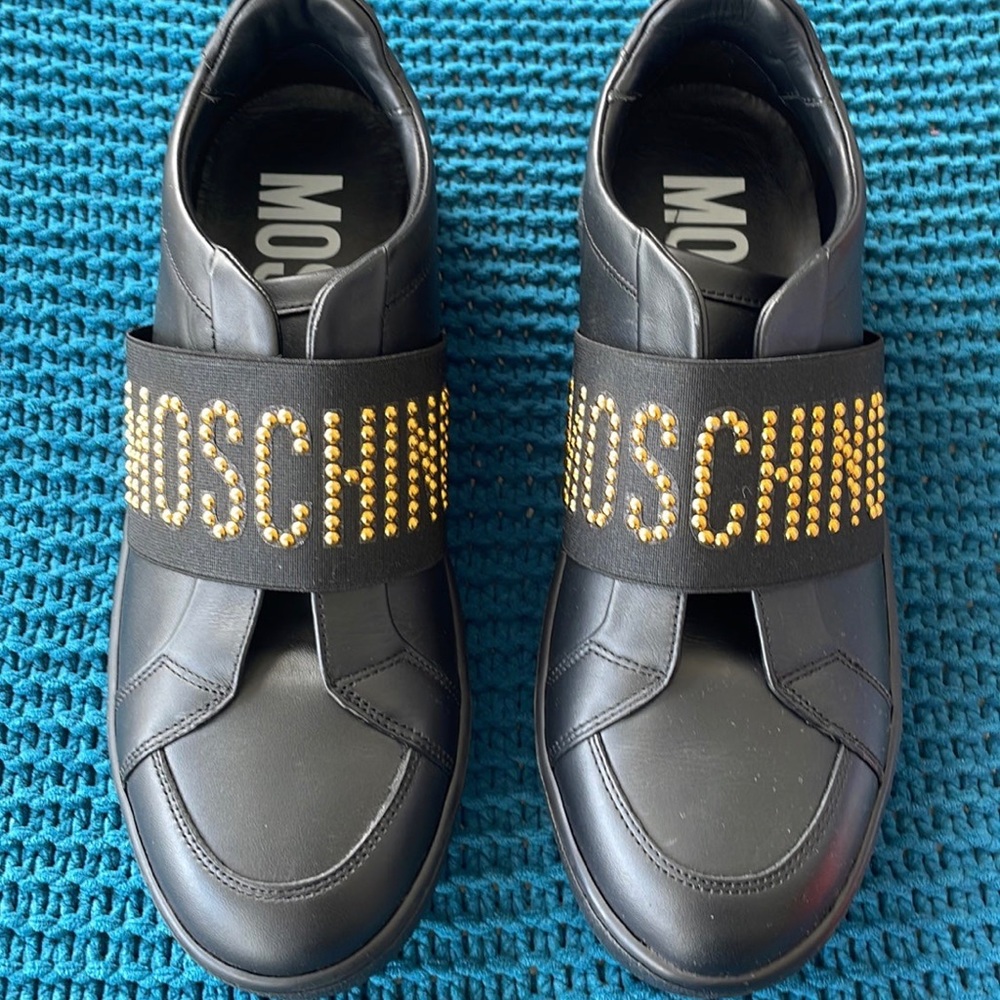 Moschino Couture black/gold sneakers
